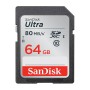 SanDisk Ultra 64GB Class 10 UHS-I SDXC Memory Card (SDSDUNC-064G-GN6IN) (80 MB/s)